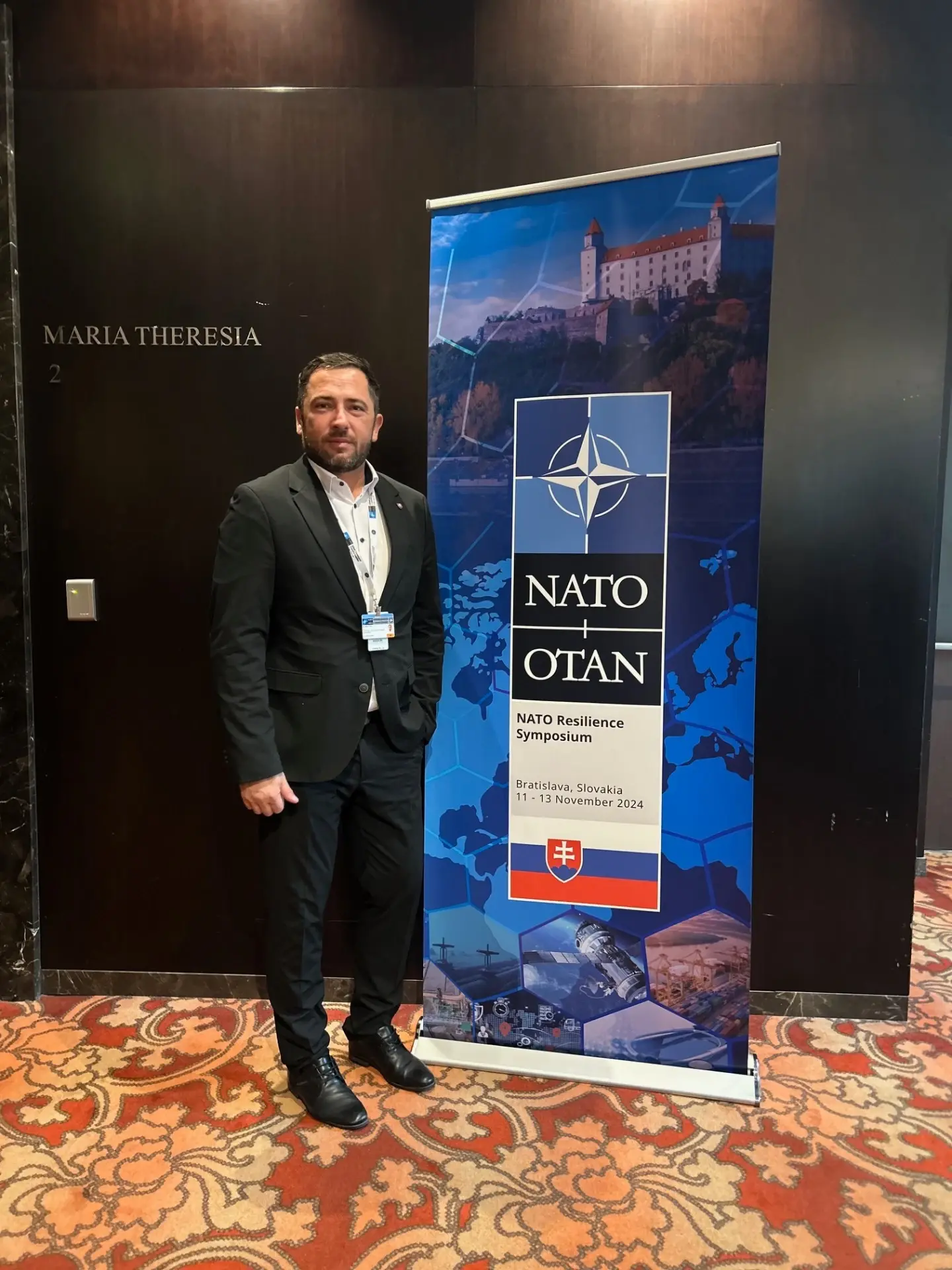 Matej Turzo na sympóziu NATO v Bratislave